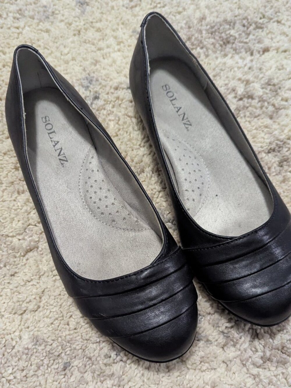 Black Slip-on Ballet Flats